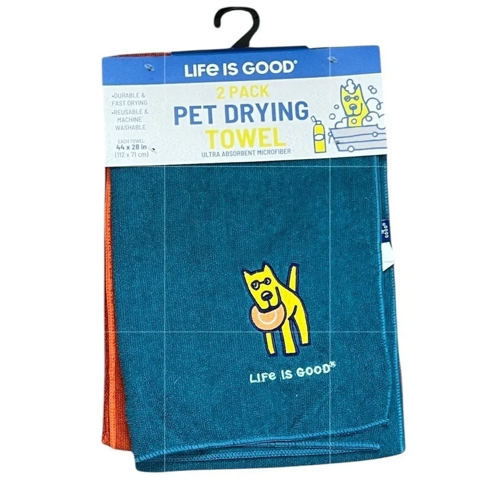 Life is good - ‘Football Frisbee bundle’ drying towels. NWT. Firm!